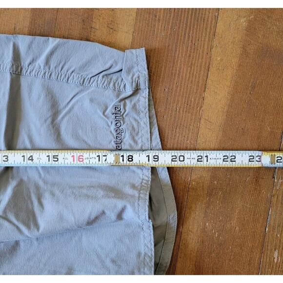 Vtg Y2k Patagonia Tonal Logo Plain Nylon Hiking Shorts Sz 34 Outdoors Gorp Tech - Picture 4 of 4